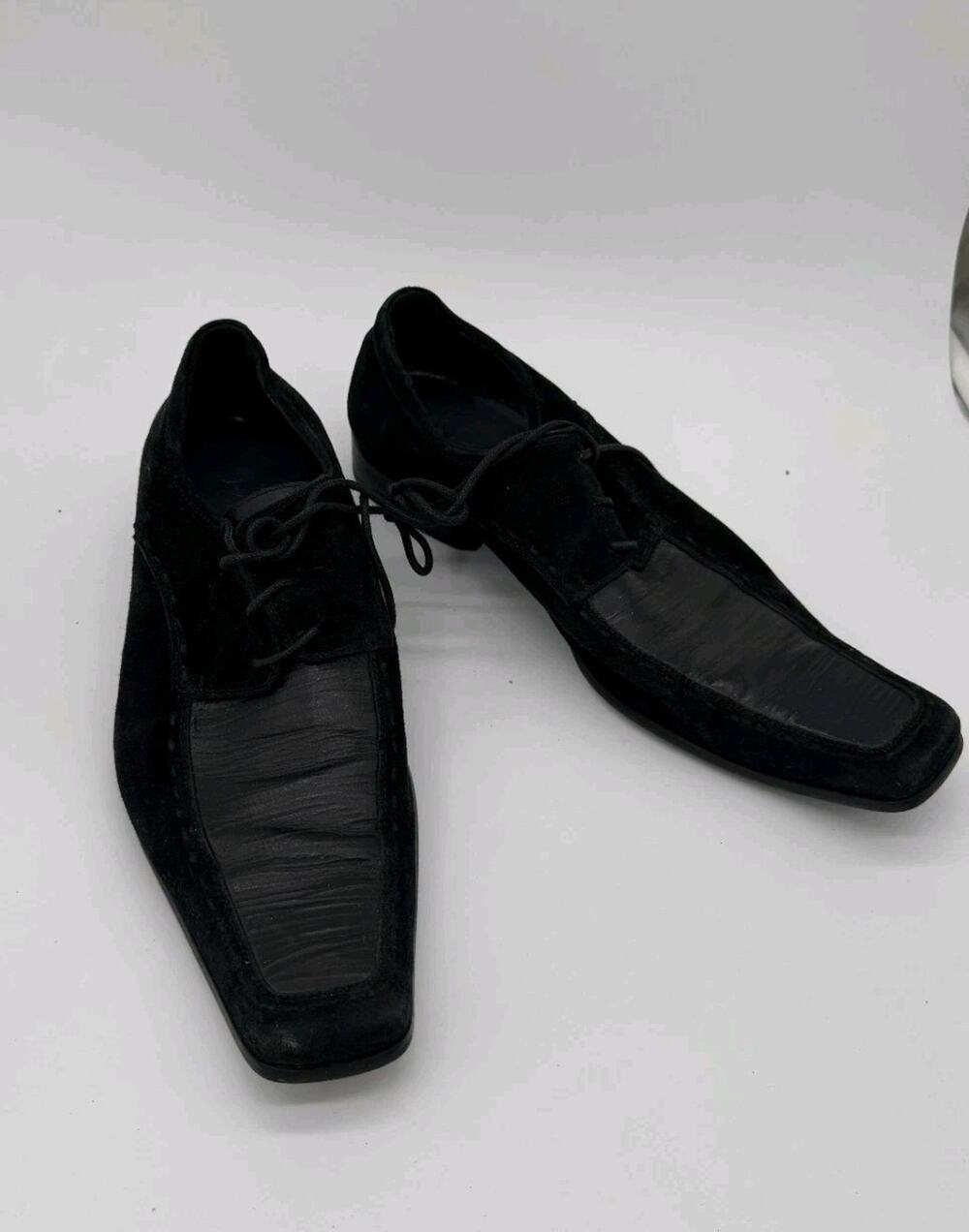 Paradox London Leather Oxford Dress Shoes Mens Size US 8 EU 41 Black